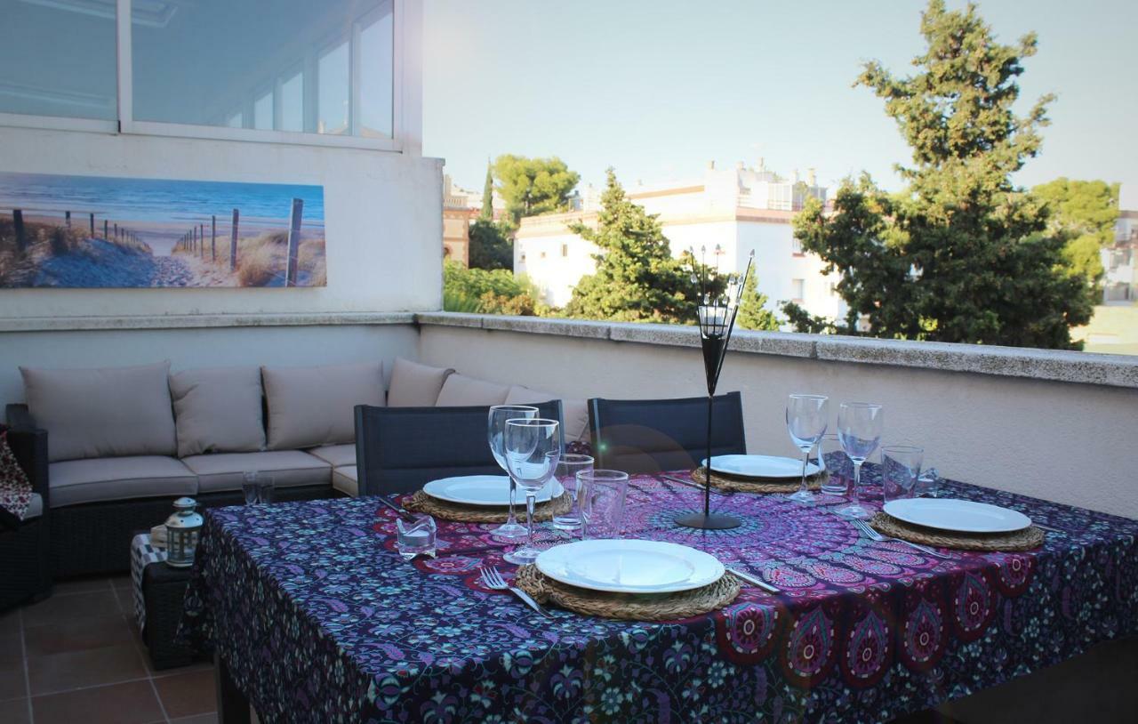 Apartamento Sitges Ático 2 min a Playa San Sebastían Exterior foto